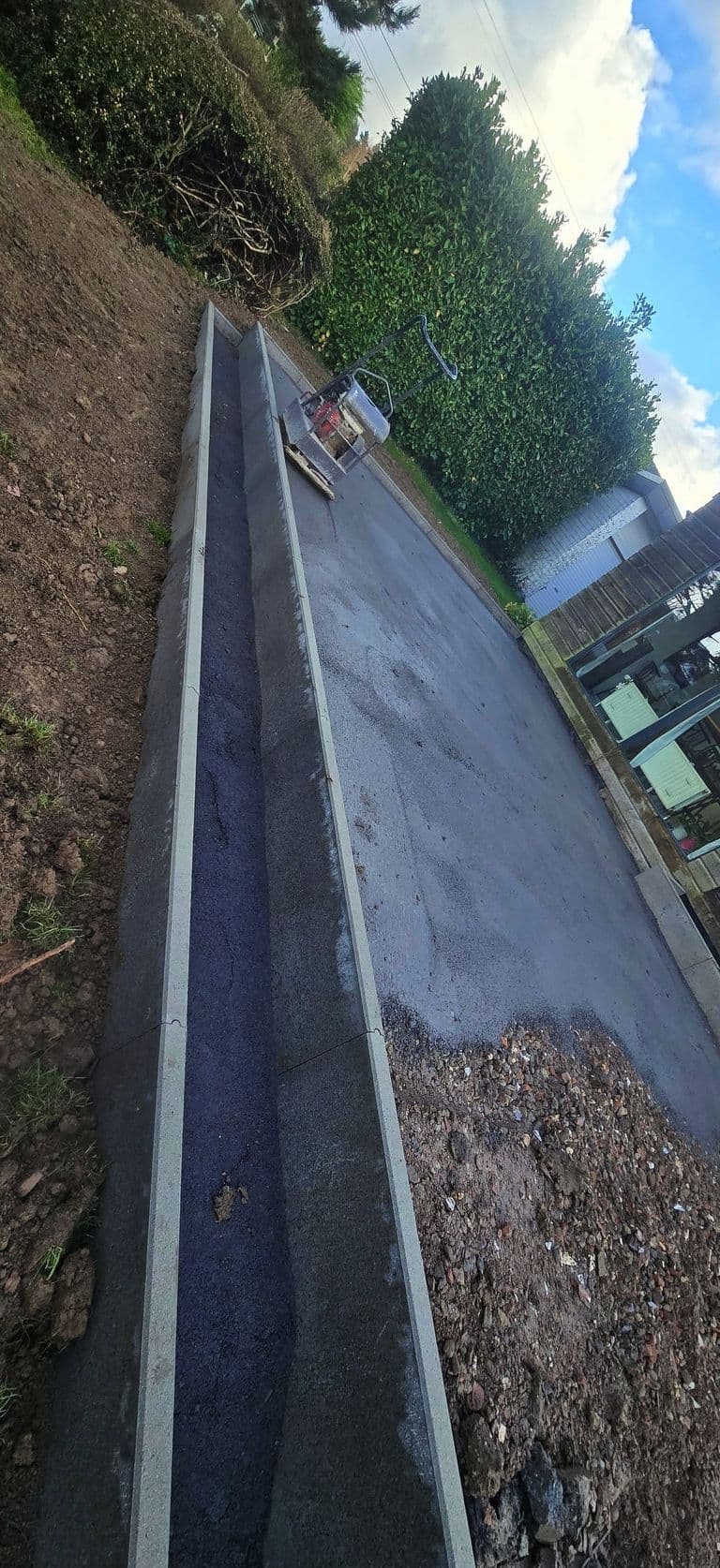 Terrasse en klinkers à Theux — fin de chantier (4)
