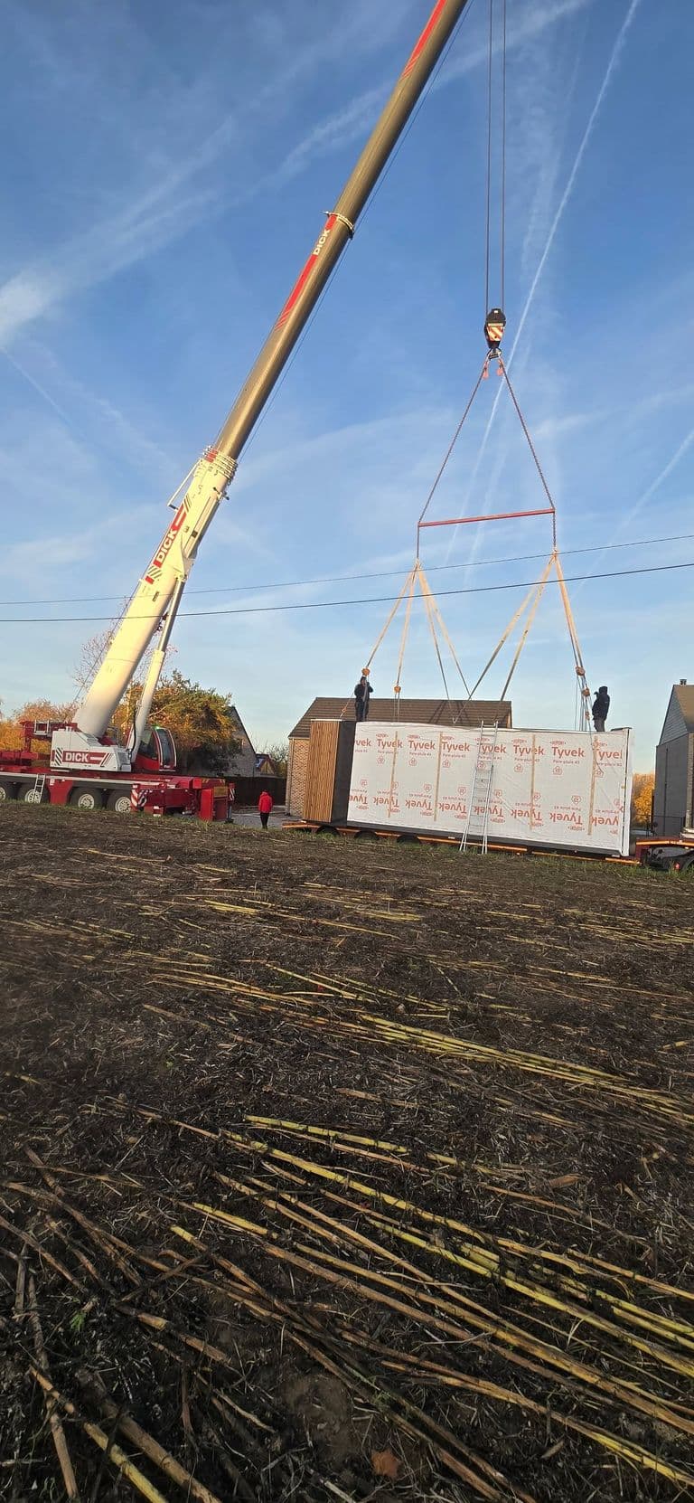 Semelle d'annexe, parking et palissade — fin de chantier (13)