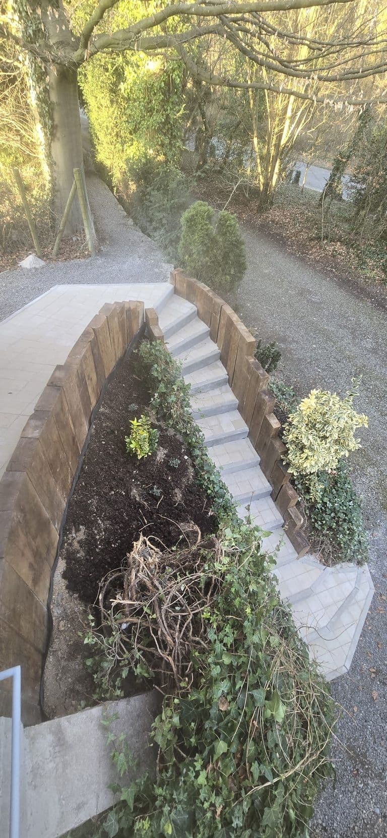 Rénovation d'un escalier — fin de chantier (1)